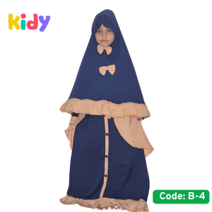 Dubai Cherry Fabric Borka Set,(code: B-4)
