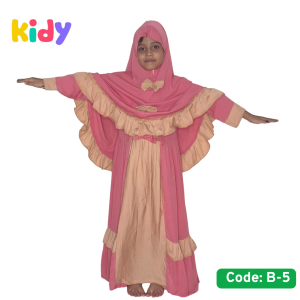 Dubai Cherry Fabric Borka Set,(code: B-5)