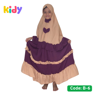 Dubai Cherry Fabric Borka Set,(code: B-6)