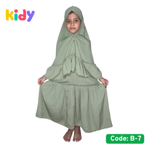 Dubai Cherry Fabric Borka Set,(code: B-7)