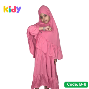 Dubai Cherry Fabric Borka Set,(code: B-8)