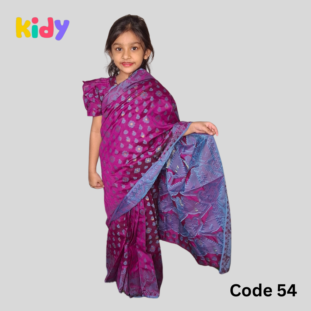 Code 51 (42) BS-54 বেবি রেডি জামদানী শাড়ি