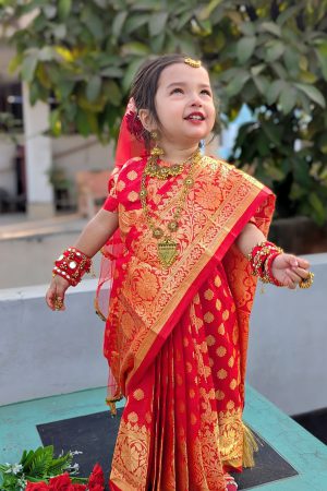 Home bs 24 বেবি রেডি জামদানী শাড়ি