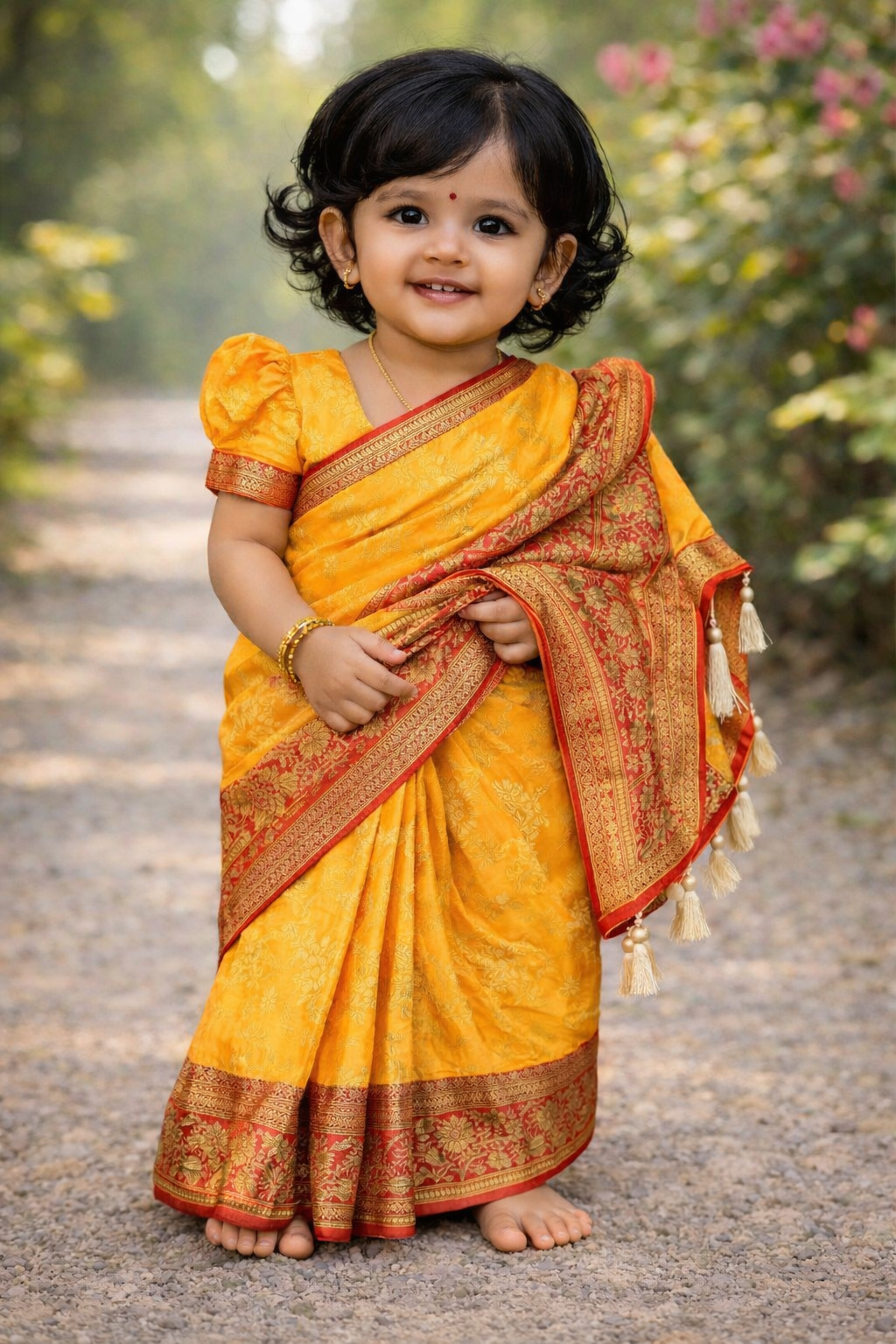 bs 37 বেবি রেডি (হলুদ) কাতান শাড়ি bs 37 বেবি রেডি (হলুদ) কাতান শাড়ি