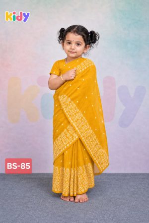 bs 29 বেবি রেডি হাফ সিল্ক প্রিন্ট শাড়ি (copy)