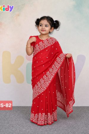 bs 29 বেবি রেডি হাফ সিল্ক প্রিন্ট শাড়ি (copy)