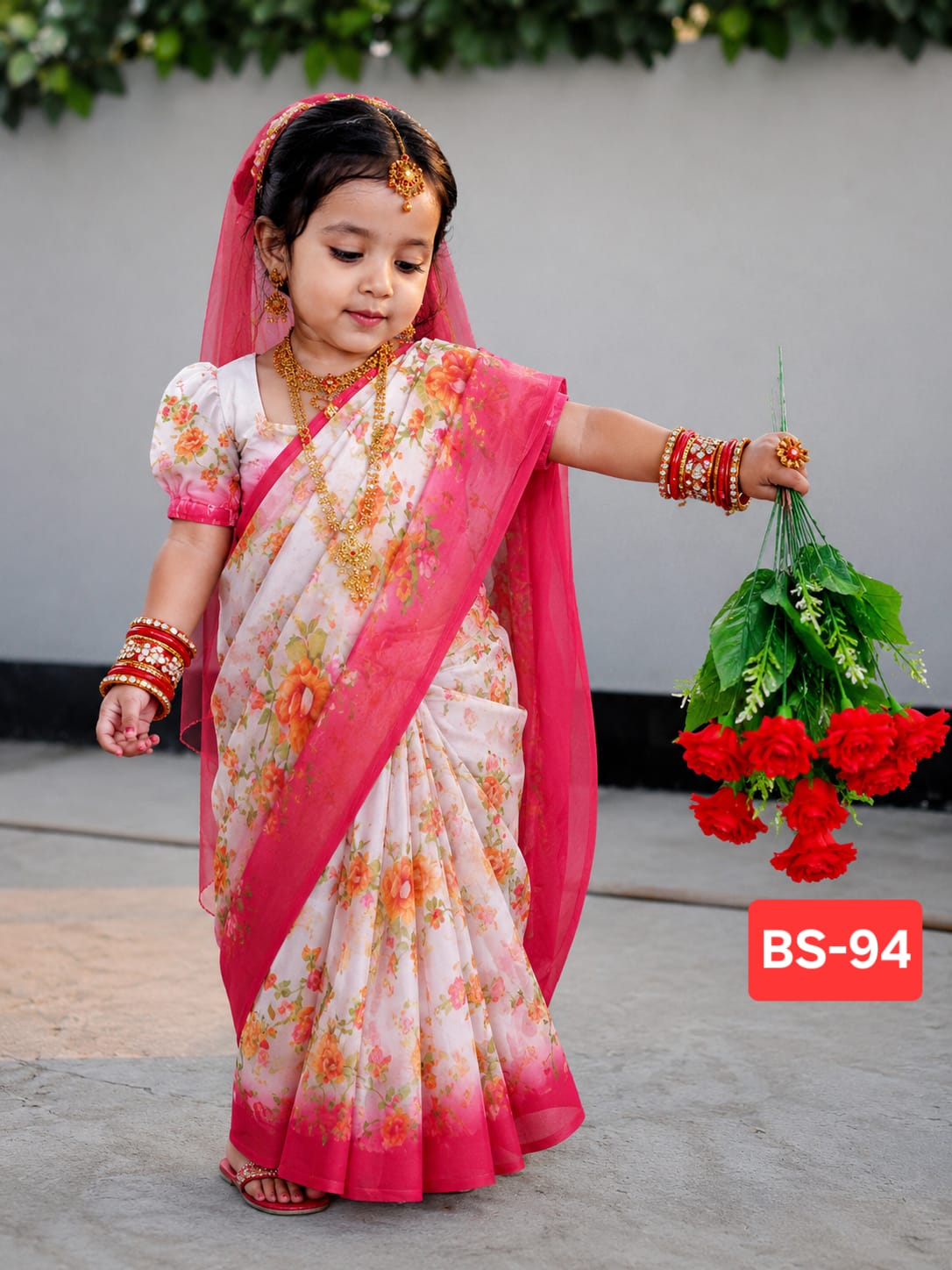 bs 92 বেবি রেডি হাফ সিল্ক প্রিন্ট শাড়ি bs 92 বেবি রেডি হাফ সিল্ক প্রিন্ট শাড়ি